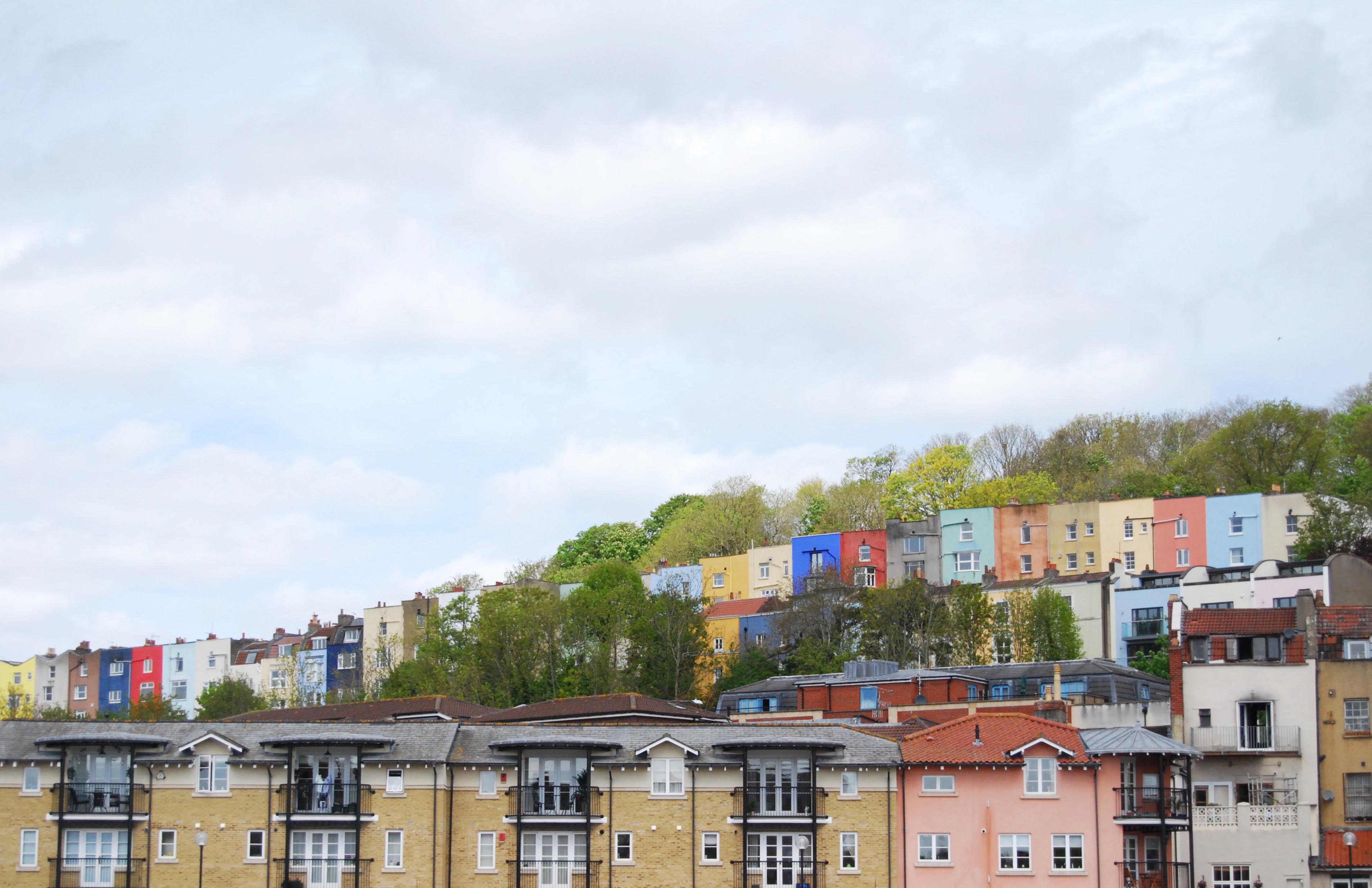 colourful houses clifton bristol